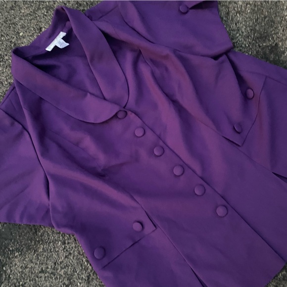 Allison Woods Women's 2 Piece Jacket/Skirt Dress Set Size 28W - Picture 11 of 16